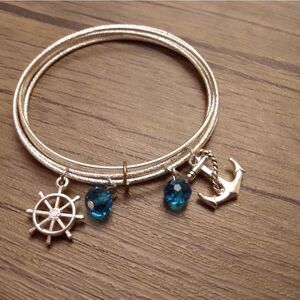 Silver sparkle‎ sailors dream bracelet